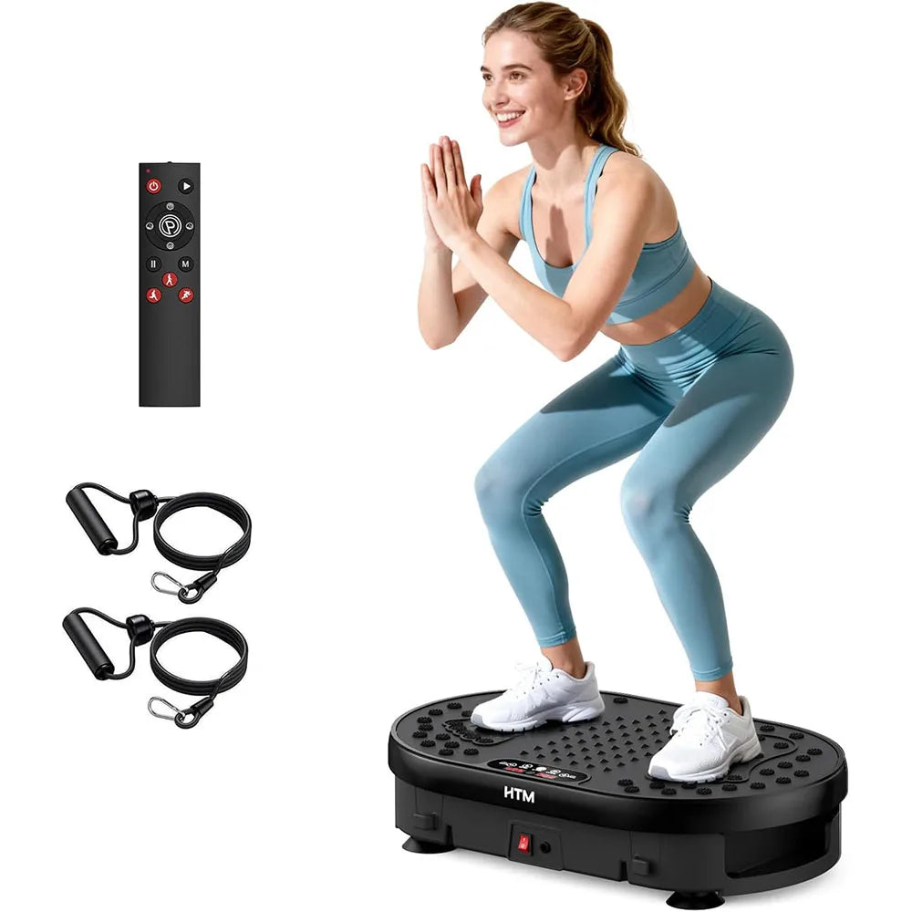 Vibration Plate Exercise Machine With 120 Speed Levels And 9 Preset Programs For Home Fitness Equipment Weight Loss