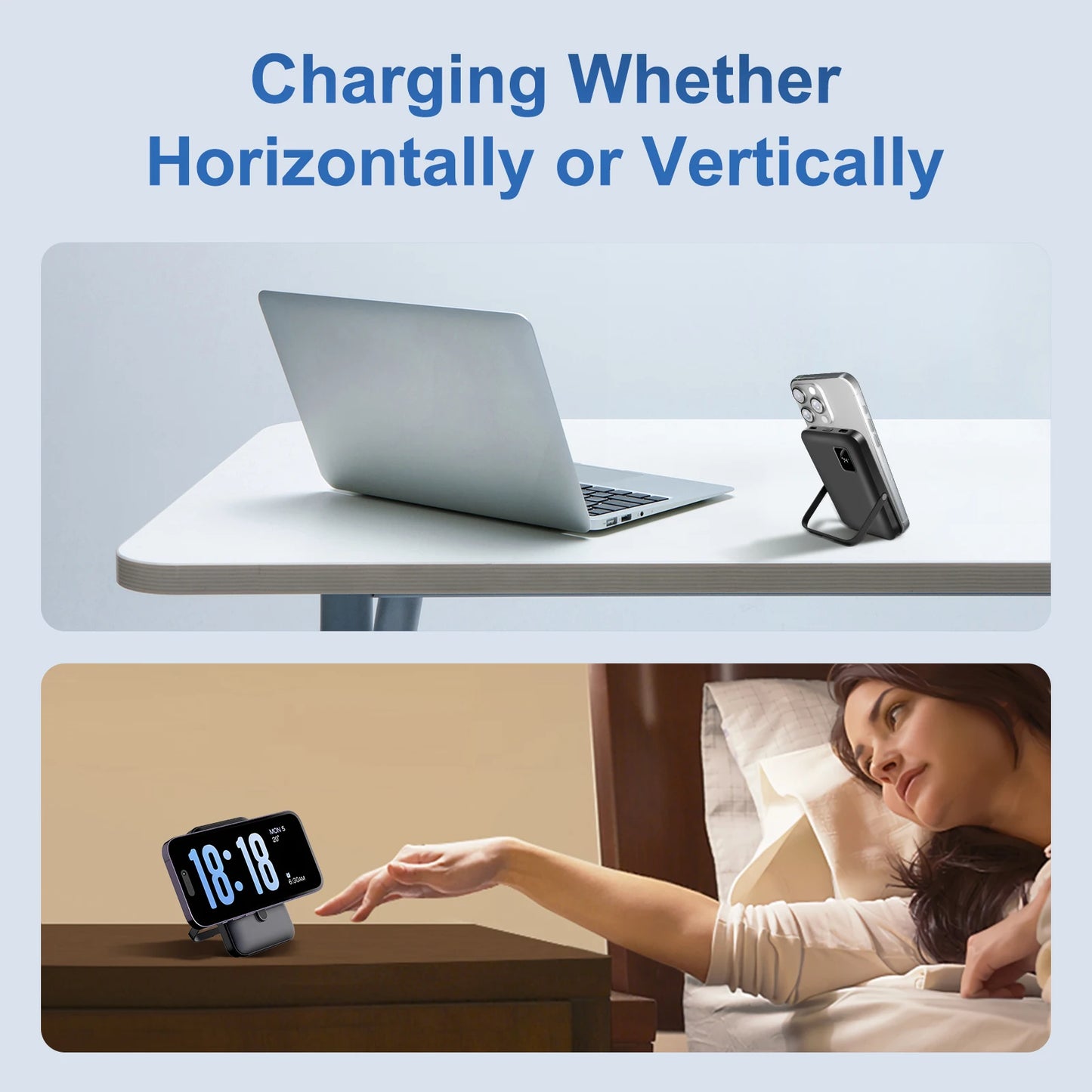 Magnetic Power Bank 10000mAh Wireless Charger for iPhone Series