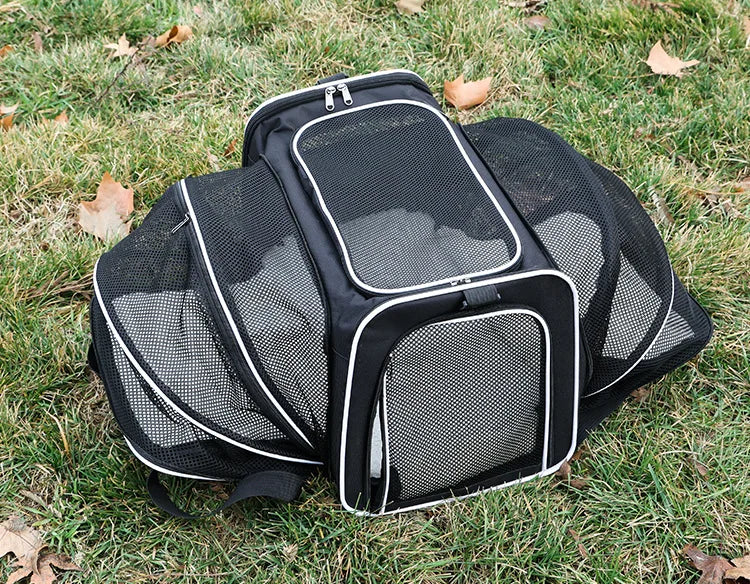 Foldable Pet Carrier Bag for Small Dogs and Cats Mesh