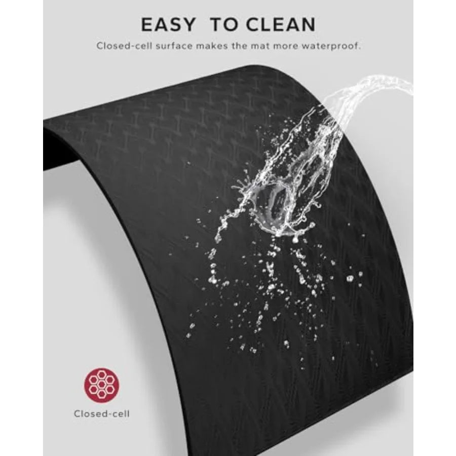 Yoga Mat Non Slip Durable Thick For Home Workouts
