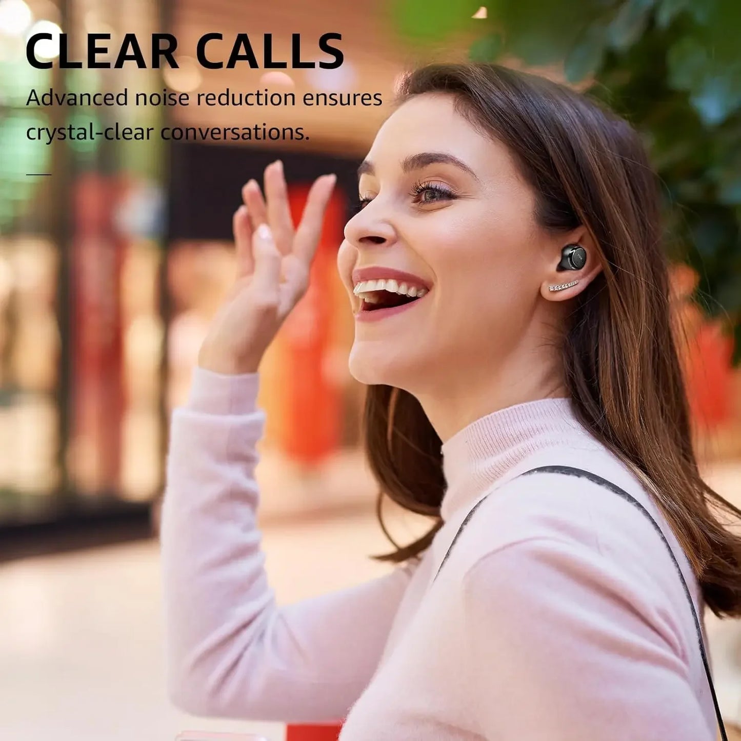 JHLU Wireless Earbuds Built In Mic Clear Calls Waterproof Bluetooth