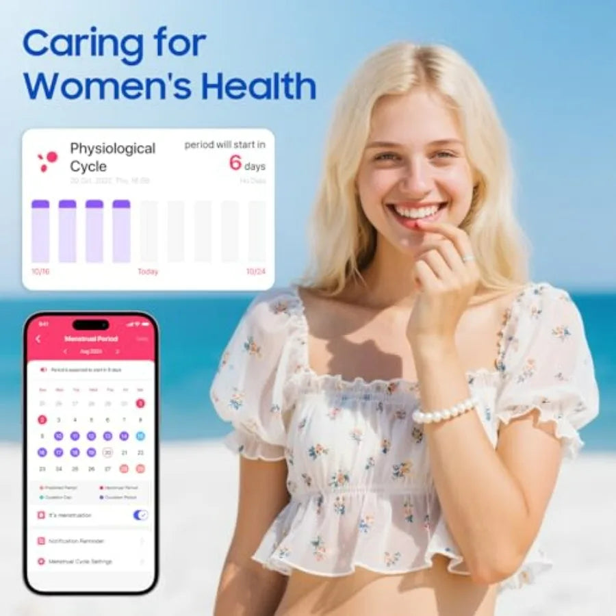 Smart Health Ring With Stress And Sleep Tracking Waterproof