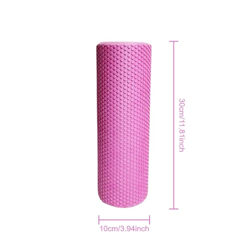 Hexagonal EVA Foam Yoga Roller With 3D Massage Nodes