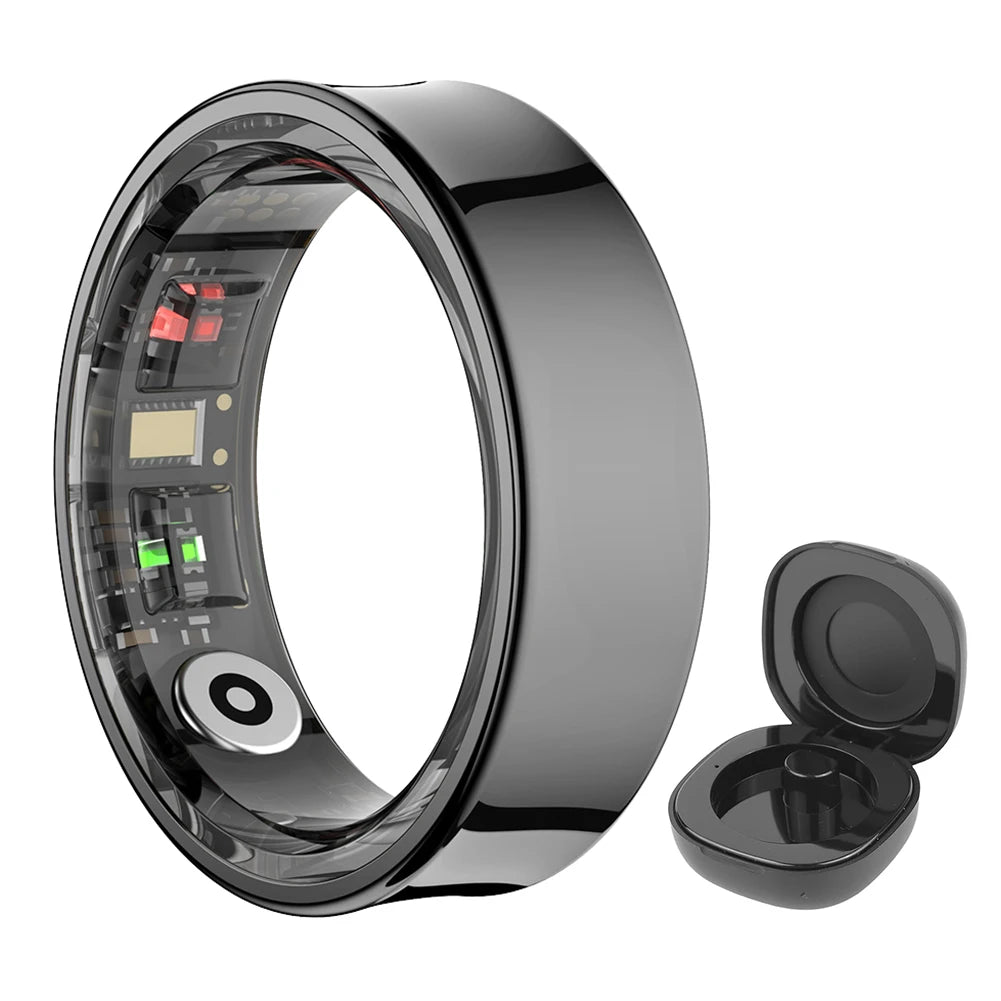 APWIKOGER R09 Smart Ring Heart Rate Blood Oxygen Sleep Monitor