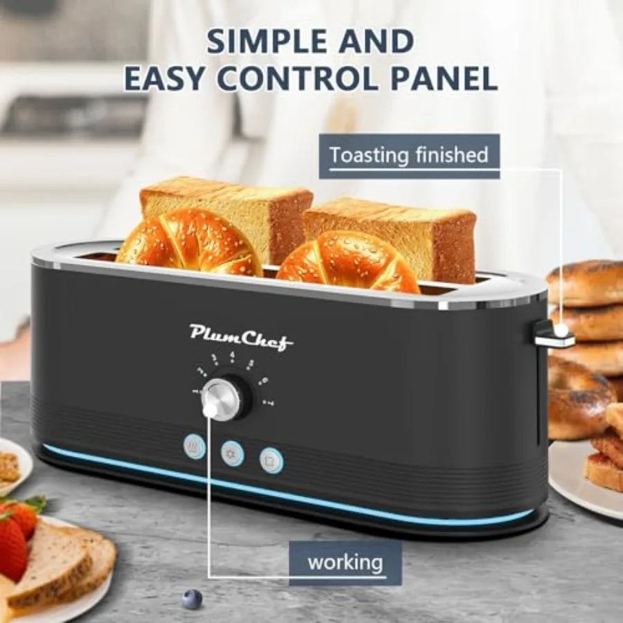 4-Slice Toaster With Extra Wide Slots And 7 Browning Settings