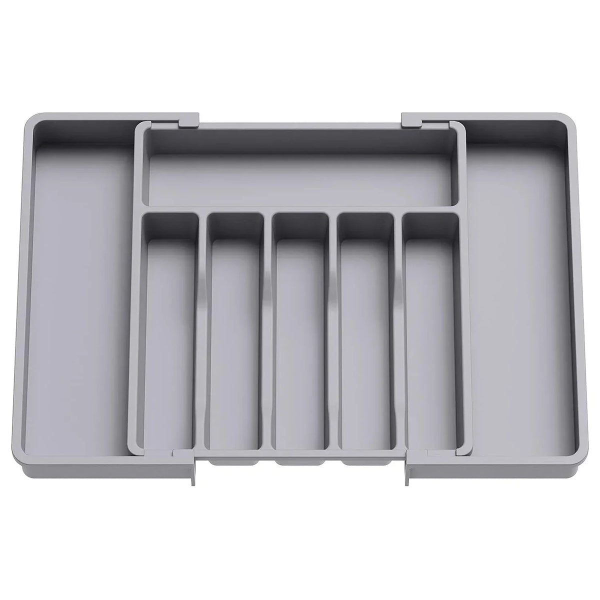 Adjustable Plastic Tableware Organizer For Kitchen Drawer Storage