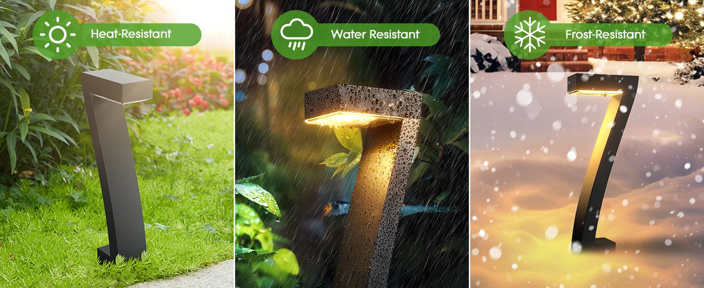LED Solar Pathway Lights IP65 Waterproof Outdoor Garden Driveway