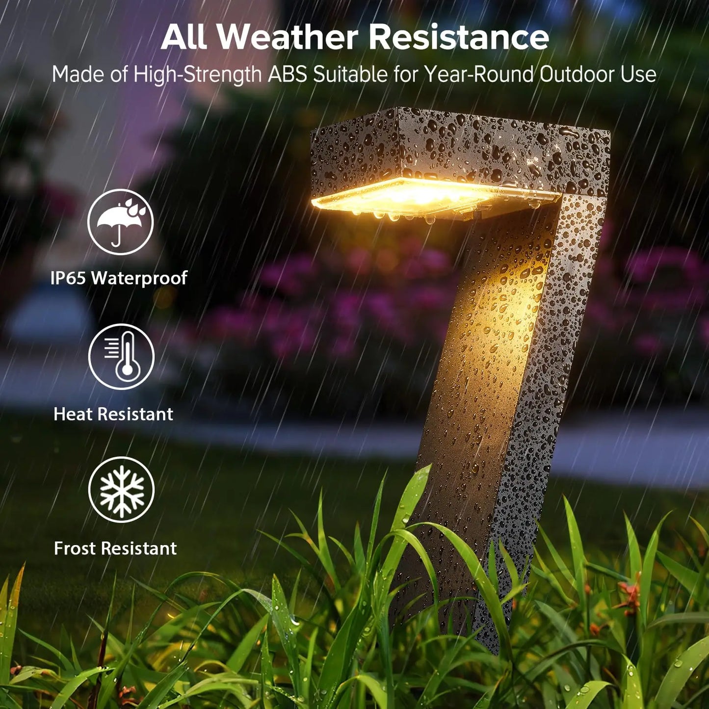 LED Solar Pathway Lights IP65 Waterproof Outdoor Garden Driveway