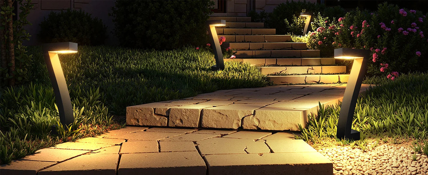 LED Solar Pathway Lights IP65 Waterproof Outdoor Garden Driveway