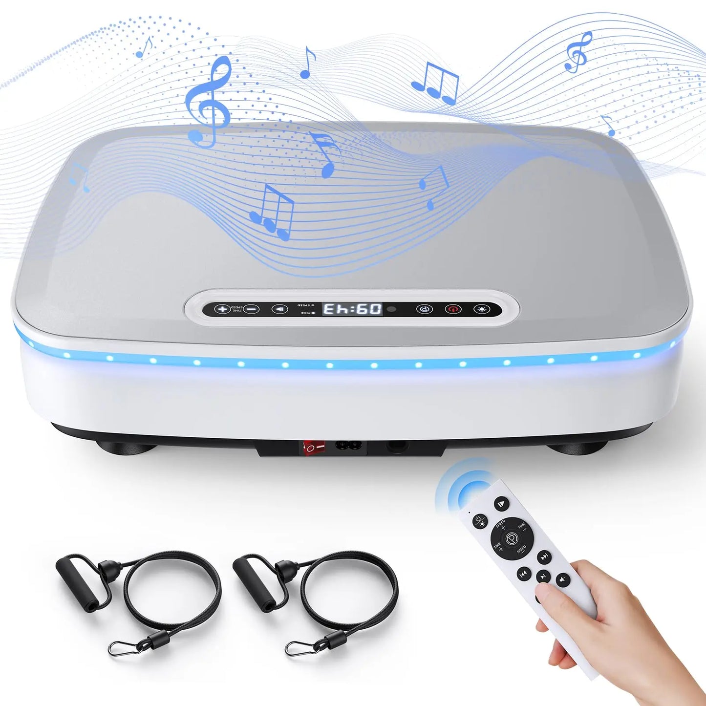 MERACH Vibration Plate Exercise Machine Remote Whole Body Workout