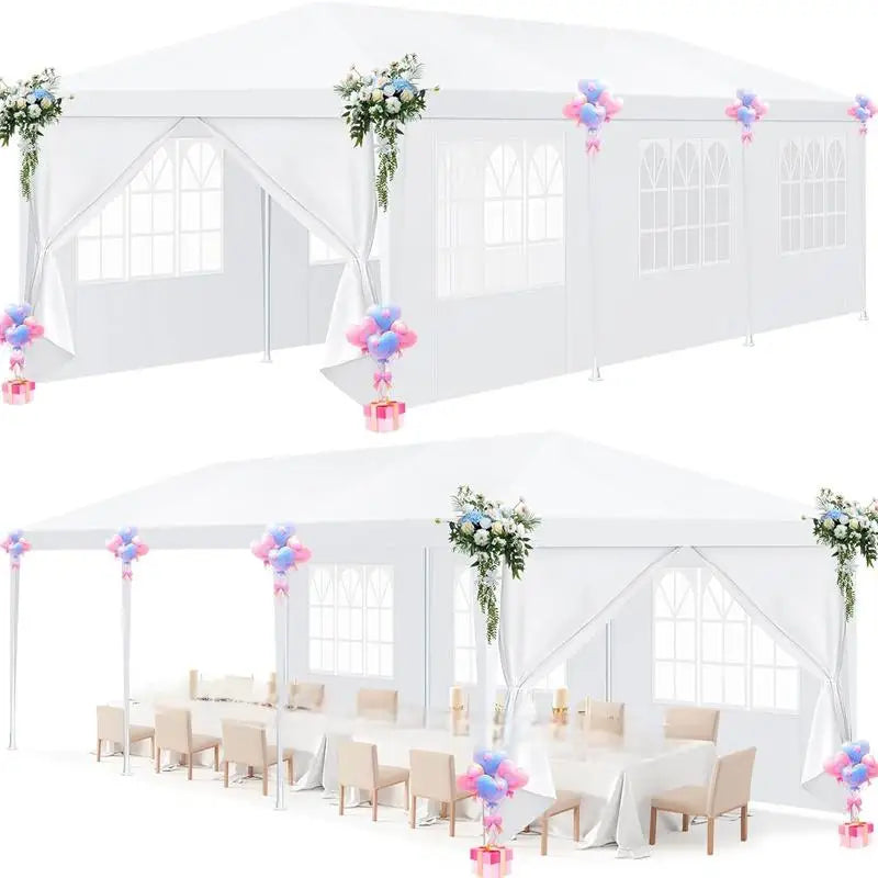 Tooluck Party Tent Outdoor Canopy Sidewalls Waterproof Upgrade Frame