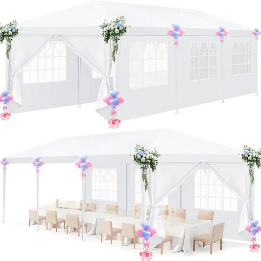 Tooluck Party Tent Outdoor Canopy Sidewalls Waterproof Upgrade Frame