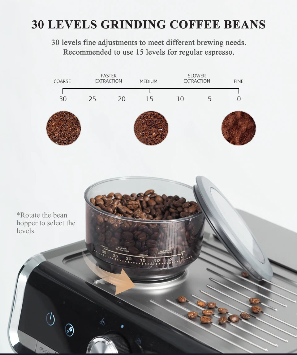 HiBREW Barista Pro 20Bar Espresso Machine With Full Cafe Kit