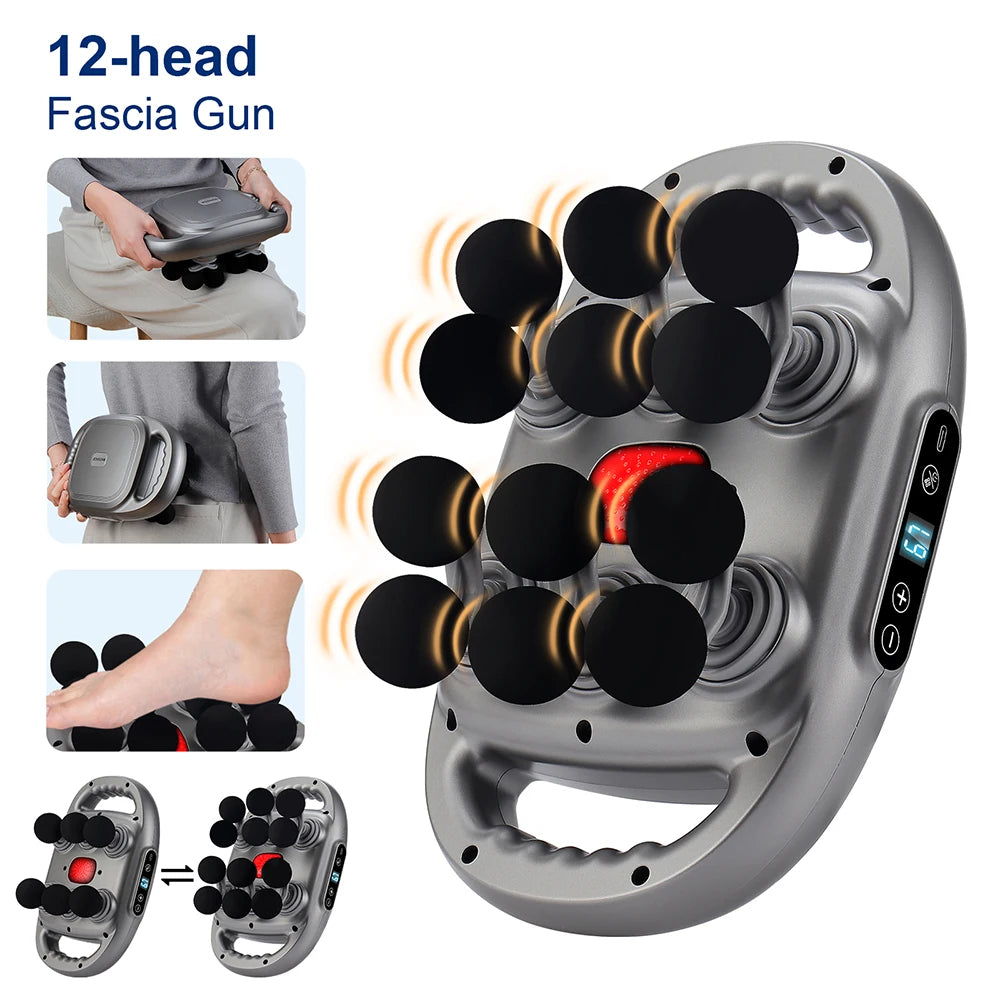 Foreverlily High Frequency Vibration Body Massage Gun Muscle Recovery Tool