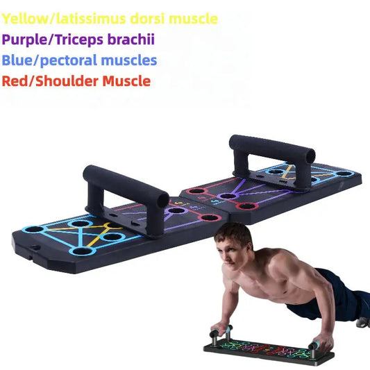 Multifunctional Push Up Board With 20 Holes For Home Gym