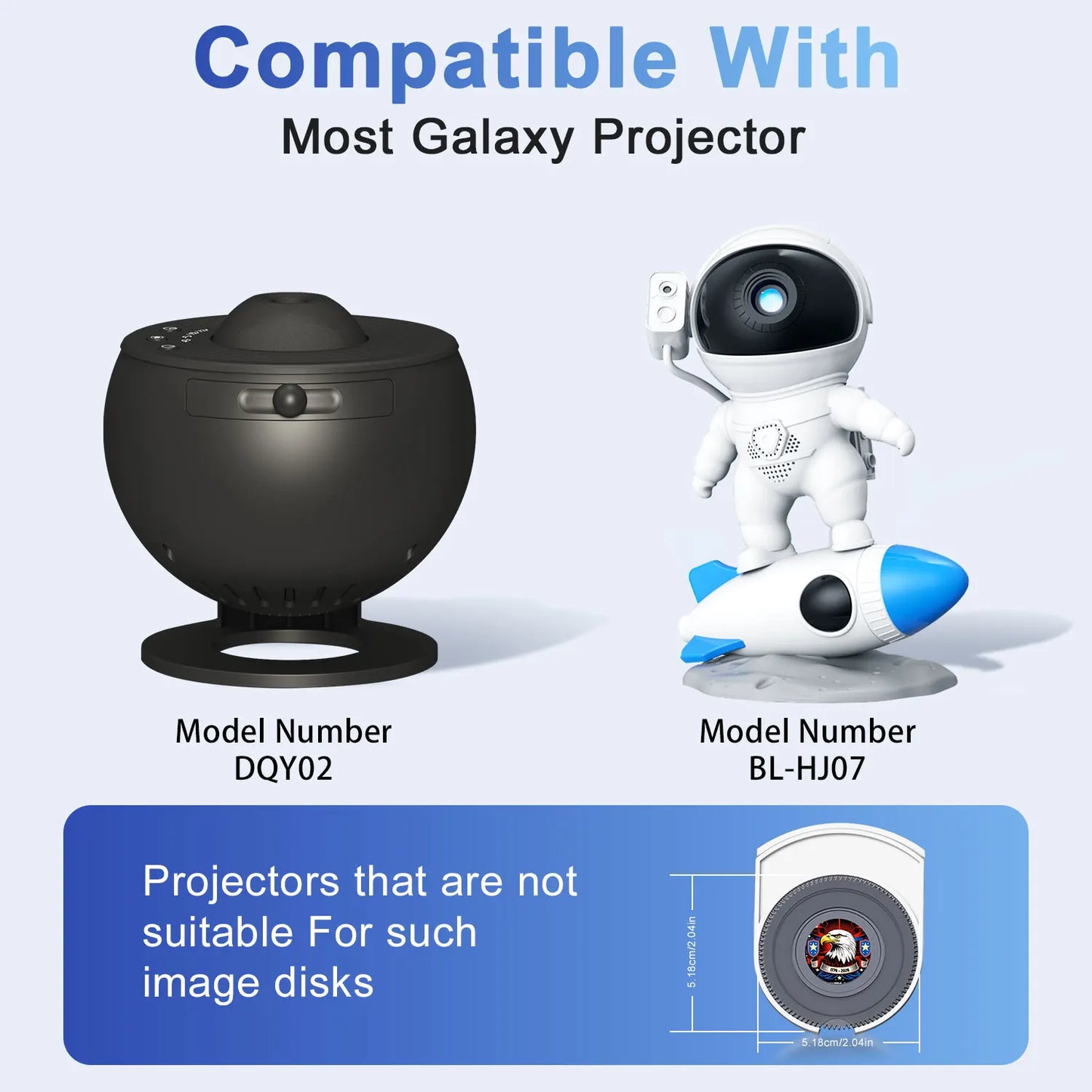 AUSYLE Galaxy Projector Light 19 In 1 Starry Sky Timer