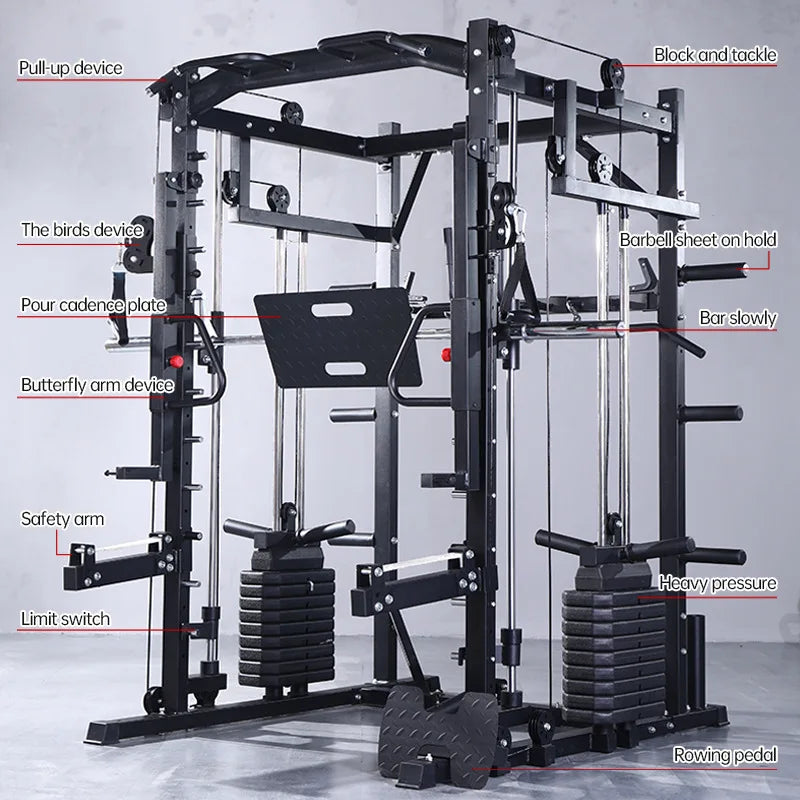 SRhxq Smith Gantry Multi Functional Strength Training System