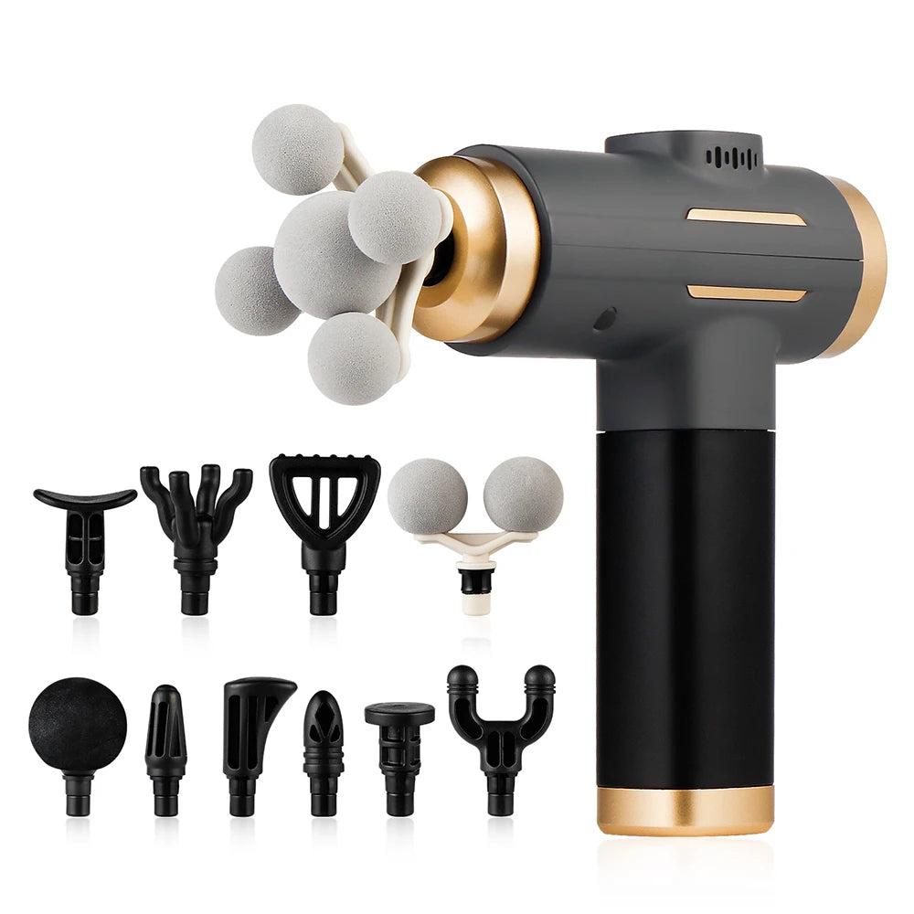 Foreverlily 11 In 1 Electric Massage Gun Professional Vibration Massager