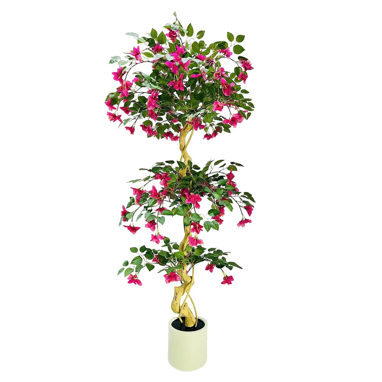 HiMISS Lifelike Bougainvillea Artificial Tree for Indoor Outdoor Decor