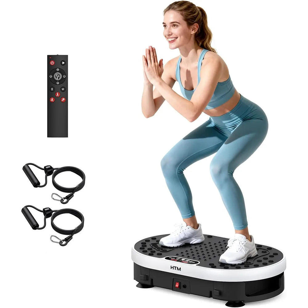 Vibration Plate Exercise Machine With 120 Speed Levels And 9 Preset Programs For Home Fitness Equipment Weight Loss