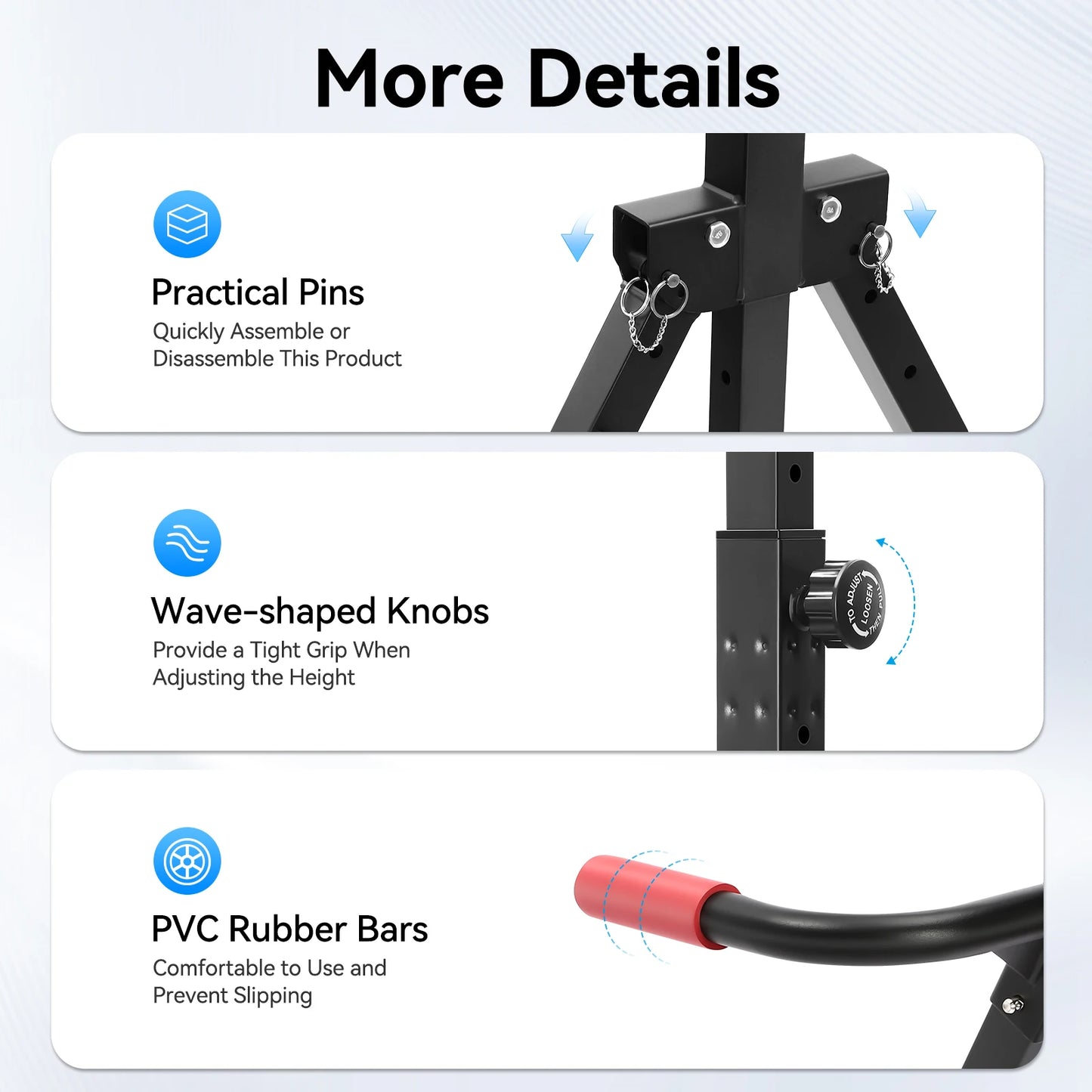 Power Tower Chin Up Dip Bar For Home Gym Equipment