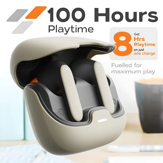 TWS Wireless Earphones With ENC Noise Cancellation And Dual Microphone