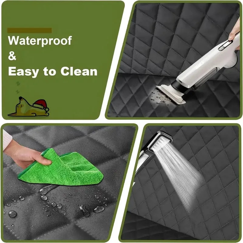2 Pack Waterproof Diamond Quilted Car Booster Seat For Pets