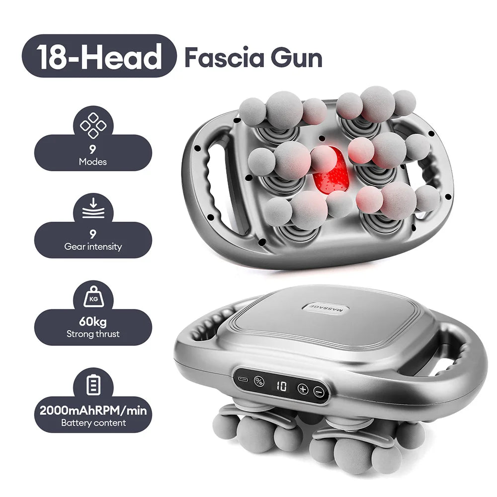 Foreverlily High Frequency Vibration Body Massage Gun Muscle Recovery Tool