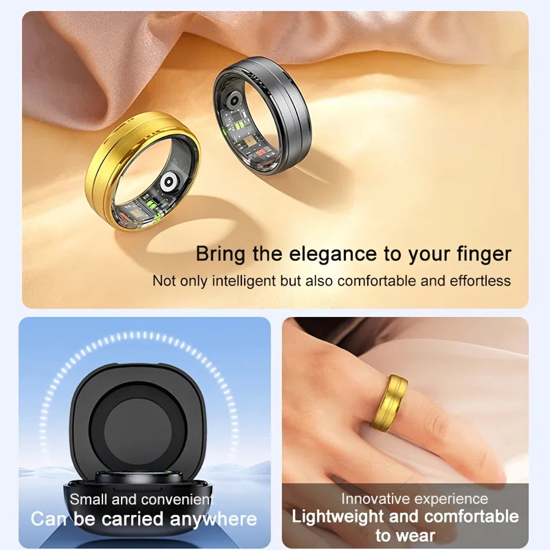 Smart Ring Fitness Tracker Wireless Connection Sleep Monitoring Long Range