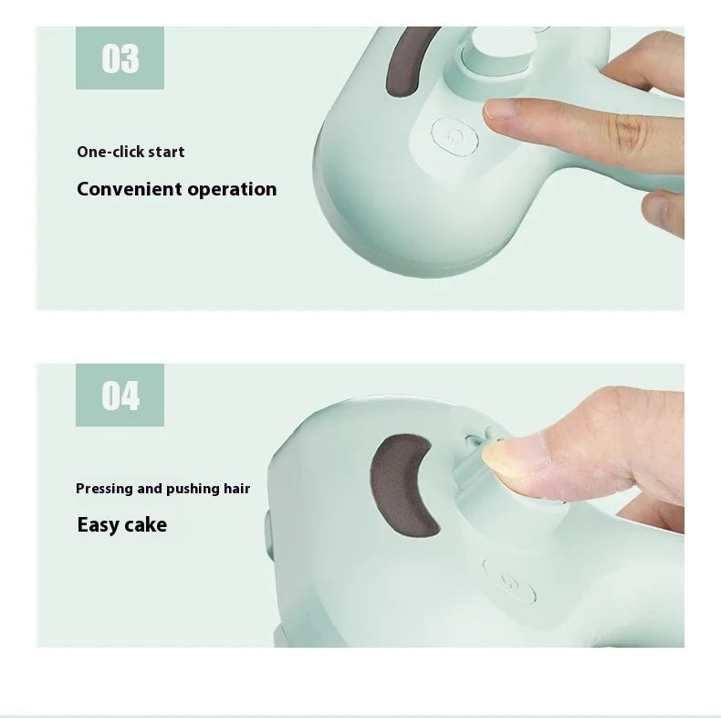 Pet Hair Removal Steam Brush For Grooming With Water Tank