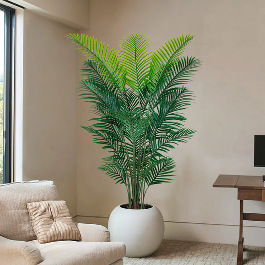 Artificial Palm Tree Areca Floor Plant With Realistic Tropical Leaves