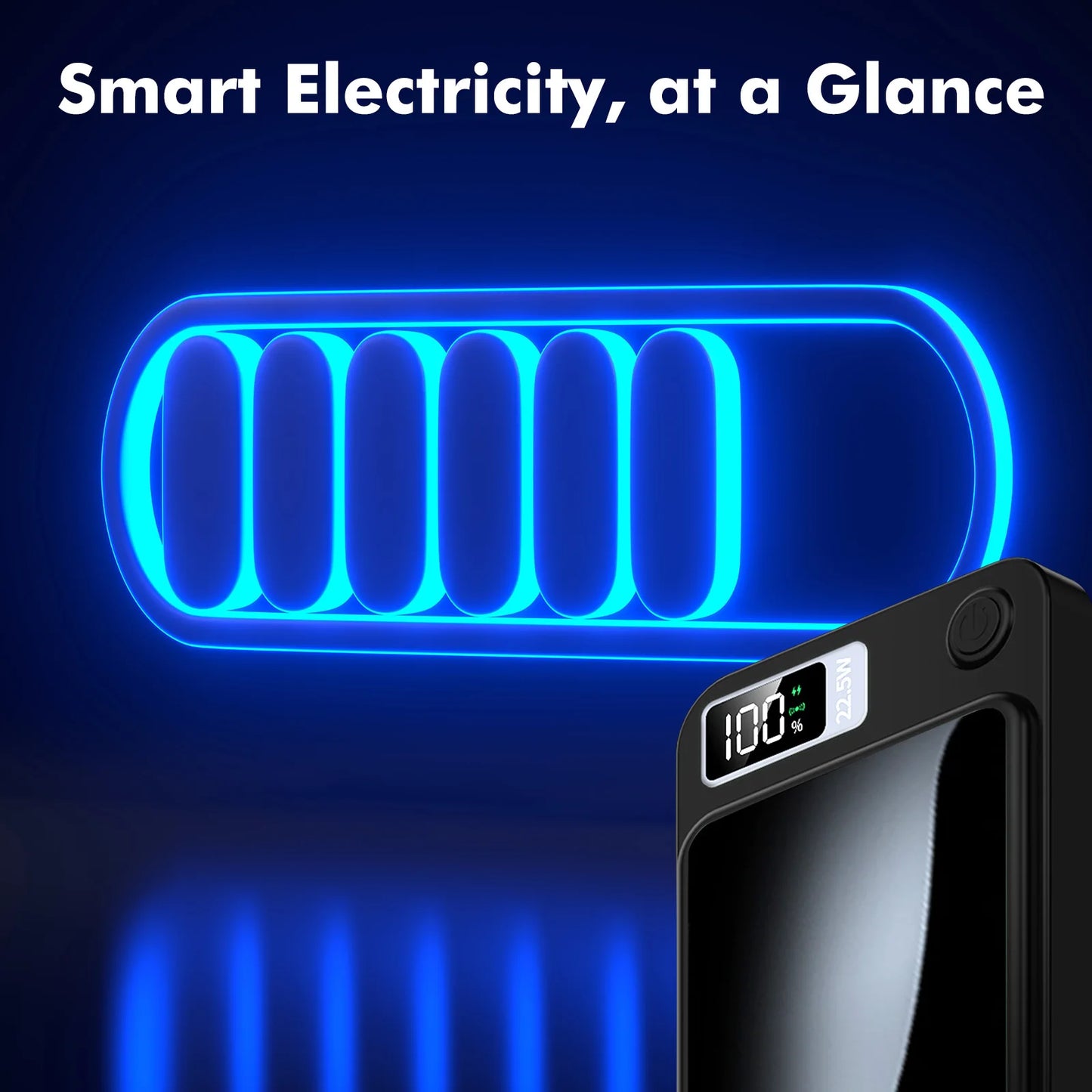 Wireless Magnetic Power Bank 22.5W Charging 10000mAh Led Display Portable
