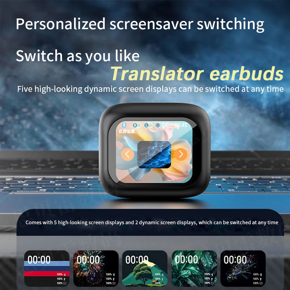 GREATWALL AI Translation Earphones 144 Languages Bluetooth 5.3