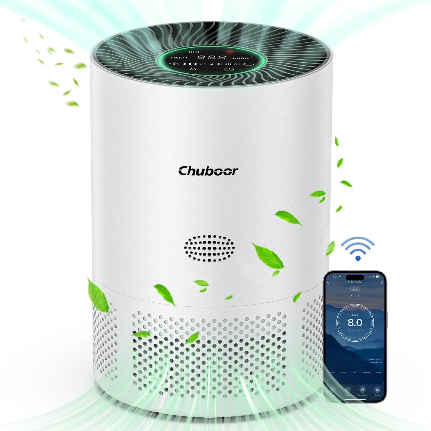 Chuboor H13 True HEPA Air Purifier For Home And Room
