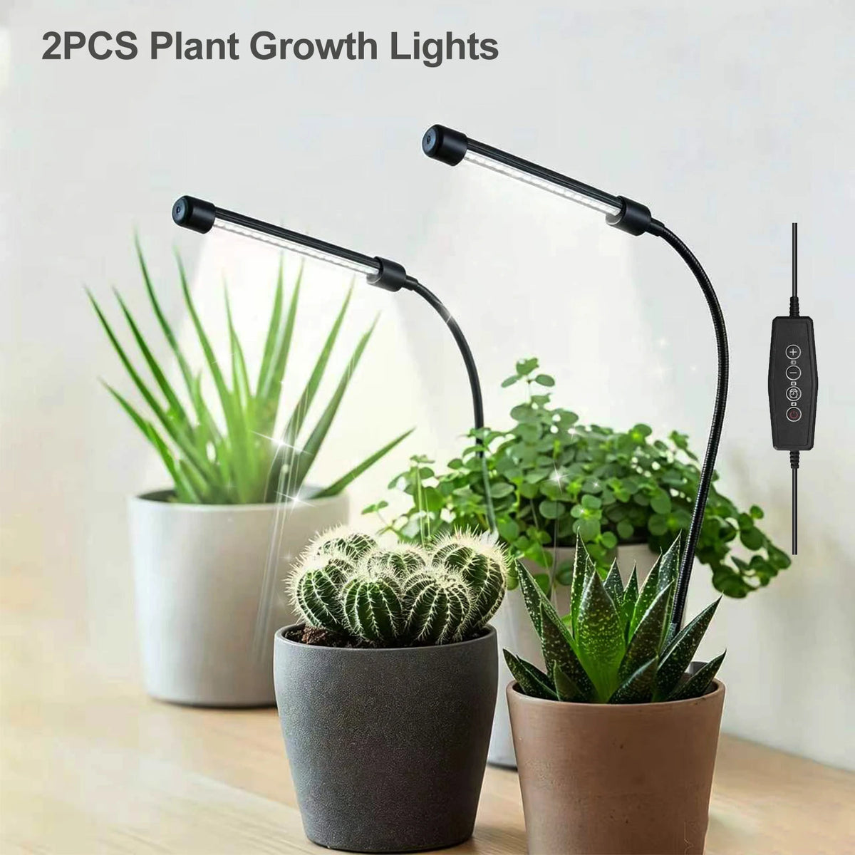 DumiloO Full Spectrum Led Grow Light With Auto Timer Gooseneck