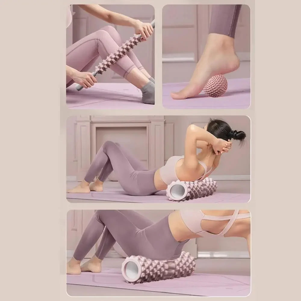 KEMOKO Foam Muscle Massage Roller For Back Pain Relief