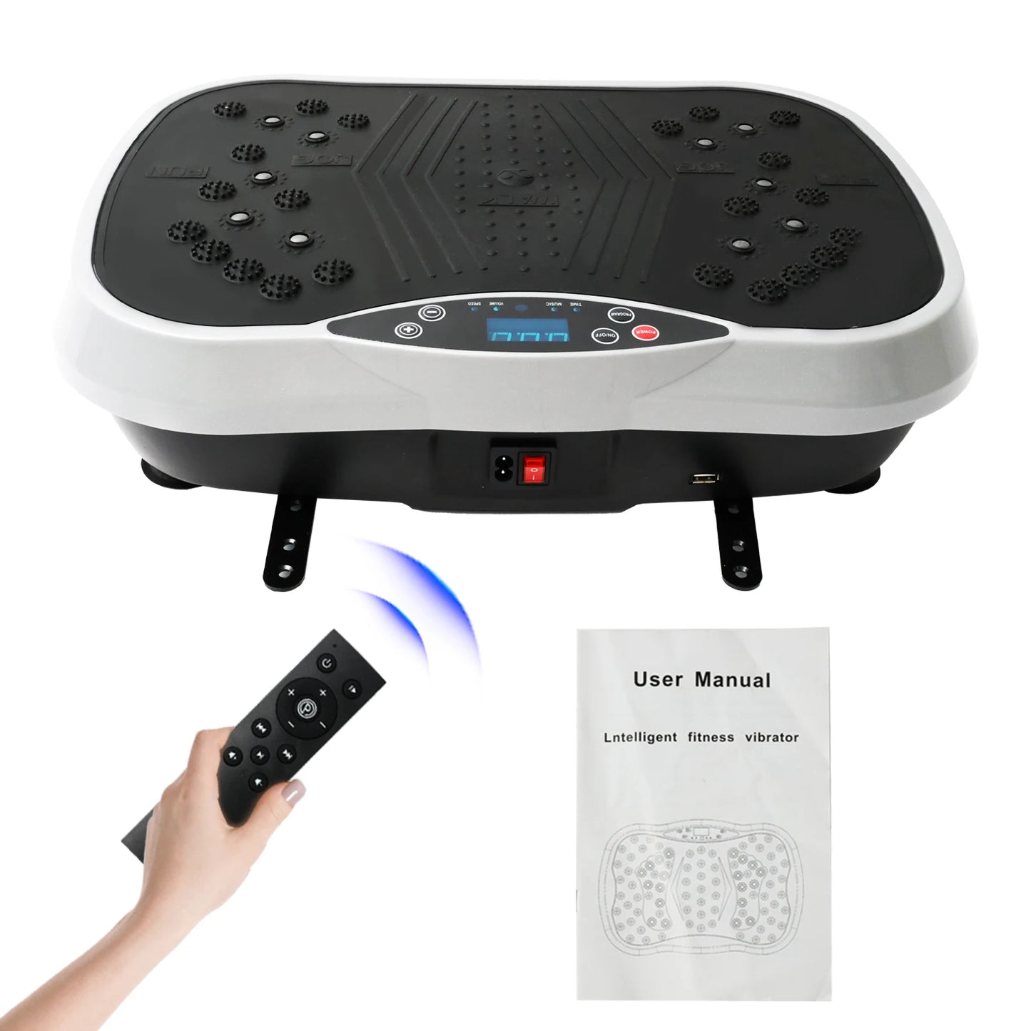 Vibration Plate Exercise Machine Fat Burning Home Fitness Portable Equipment