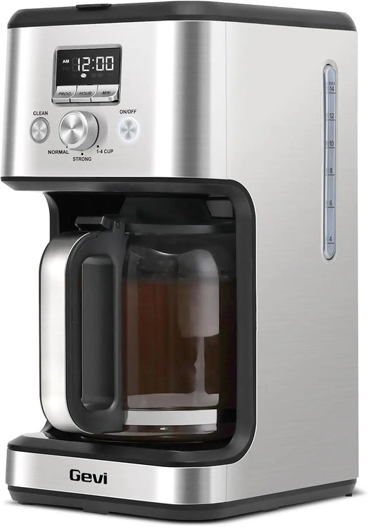 Programmable 14 Cup Drip Coffee Maker With Auto Shutoff