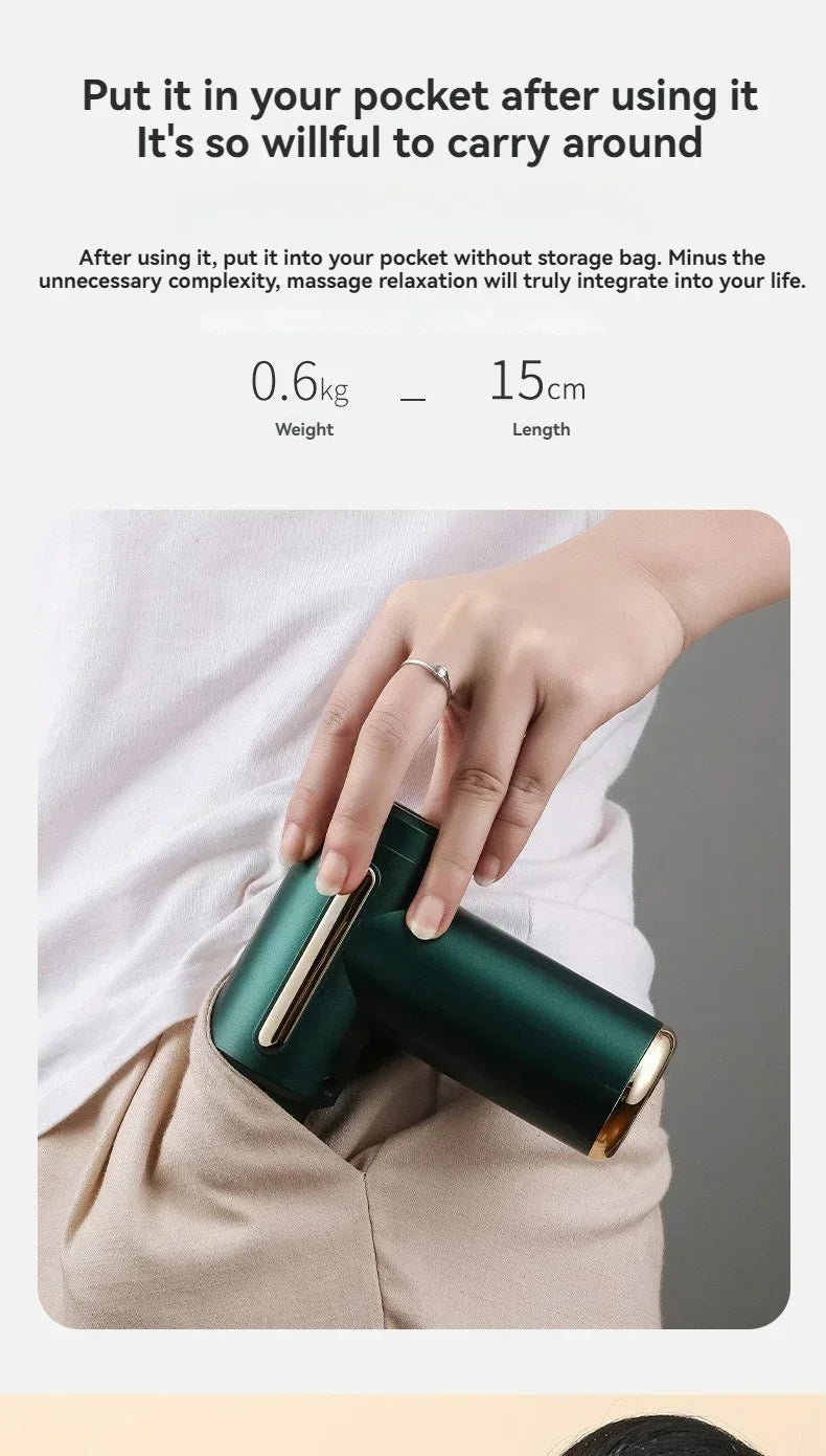 DIAMRI Mini USB Massage Gun Portable Fascia Relaxer