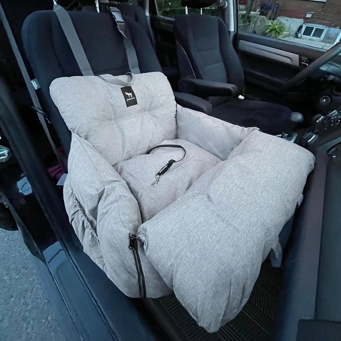 Premium Dog Car Seat Bed For Pets Water Resistant Travel