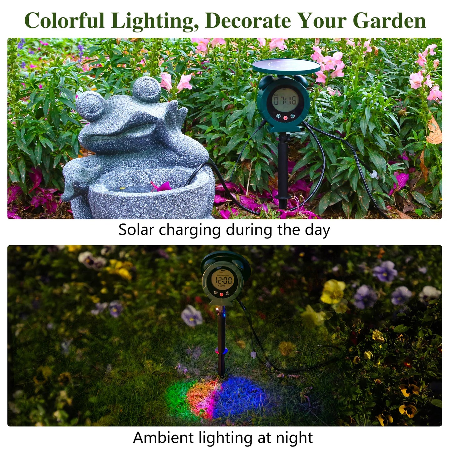 Solar Drip Irrigation System With Dual Supply And USB Charging