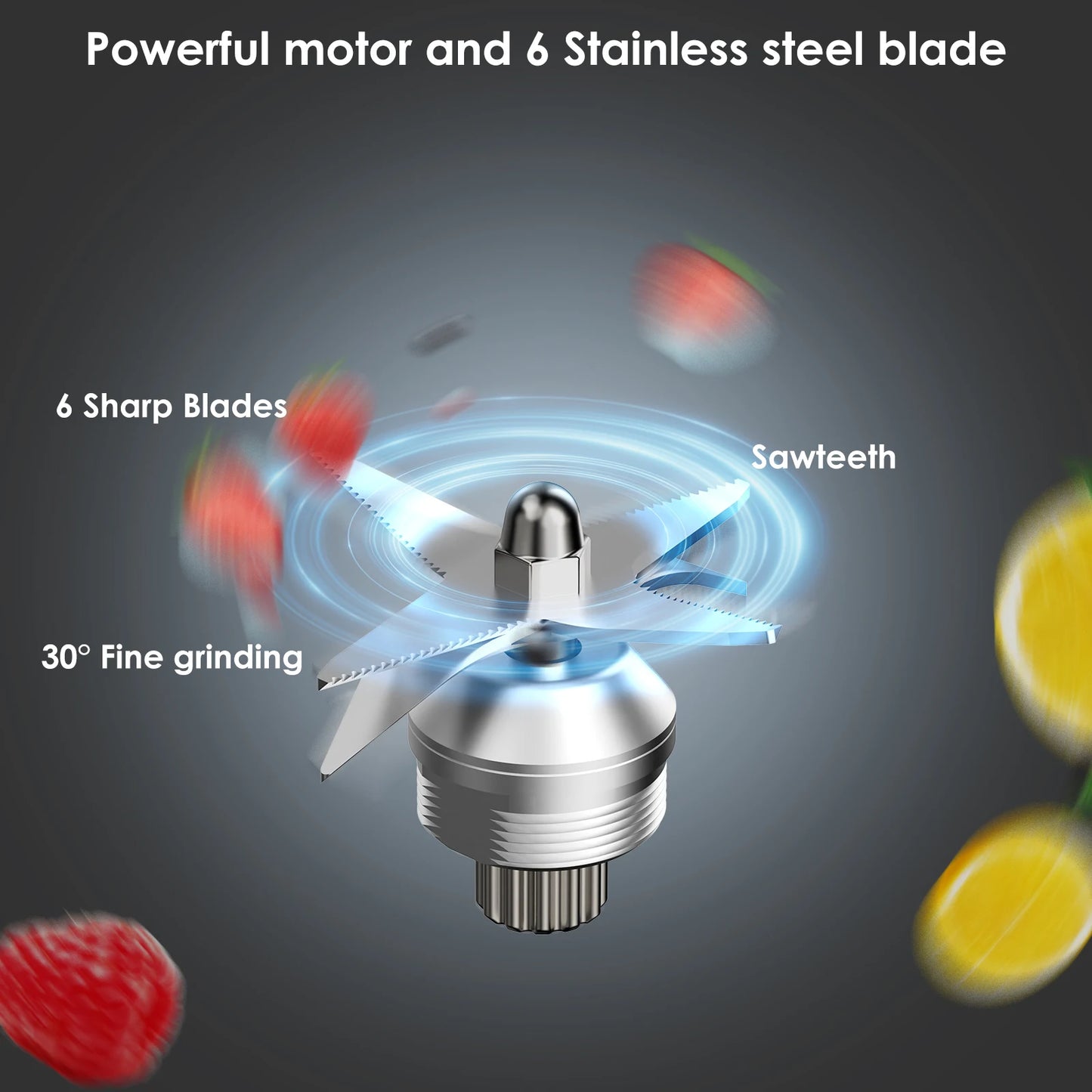 Biolomix 2200W Heavy Duty Commercial Blender Mixer Juicer
