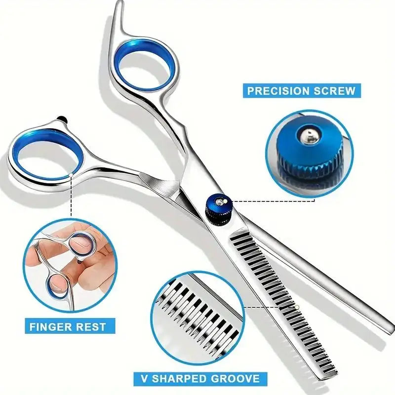 Pet Safe Stainless Steel Ambidextrous Dog Grooming Scissors Round Head