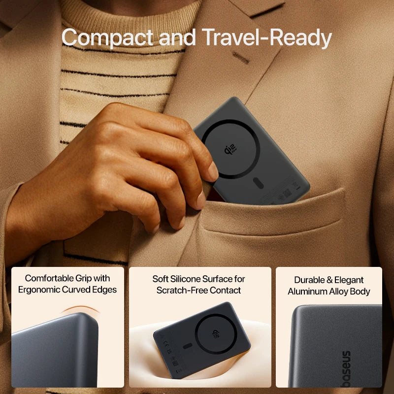 Baseus Qi2 25W Magnetic Wireless Power Bank 10000mAh PD 45W