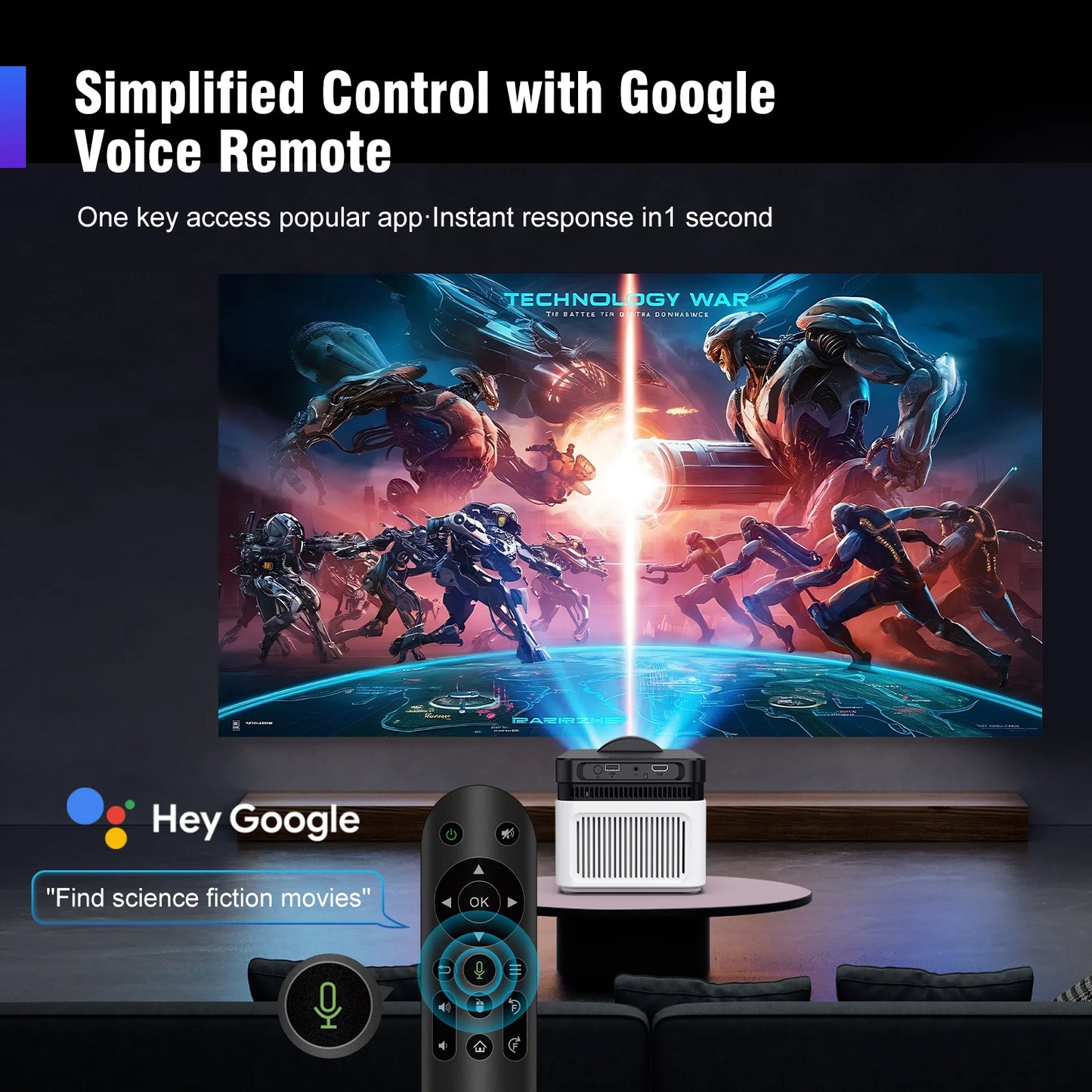 Magcubic HY450 Ultra Short Throw Projector 900ANSI 1080P Home Theater
