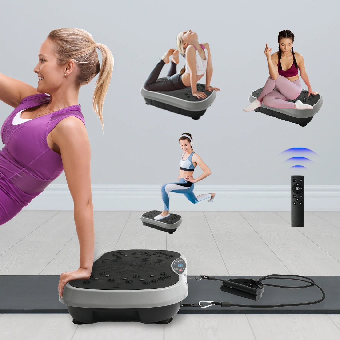 Vibration Plate Exercise Machine Fat Burning Home Fitness Portable Equipment