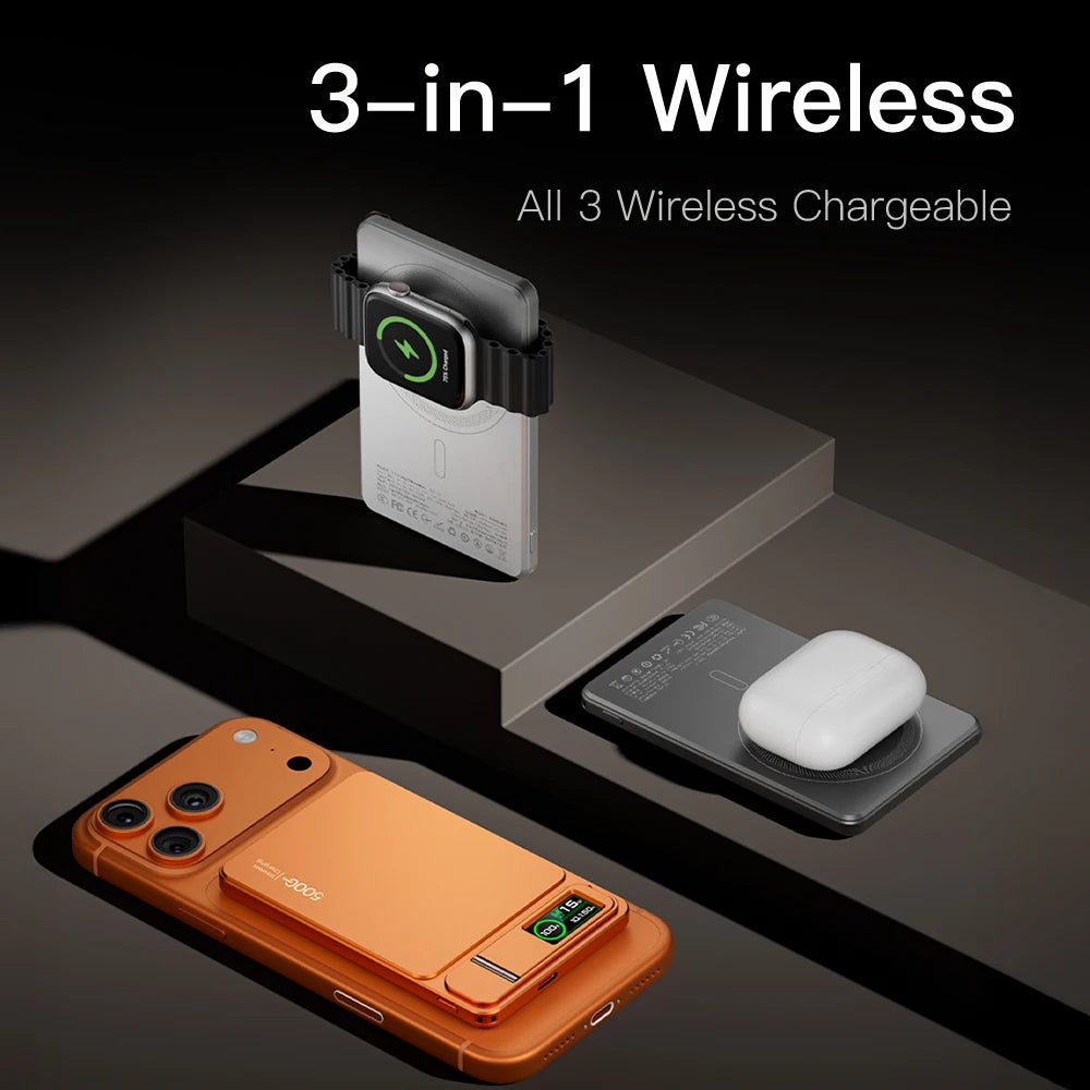 MagSafe Wireless Power Bank 20W Fast Charger With Digital Display