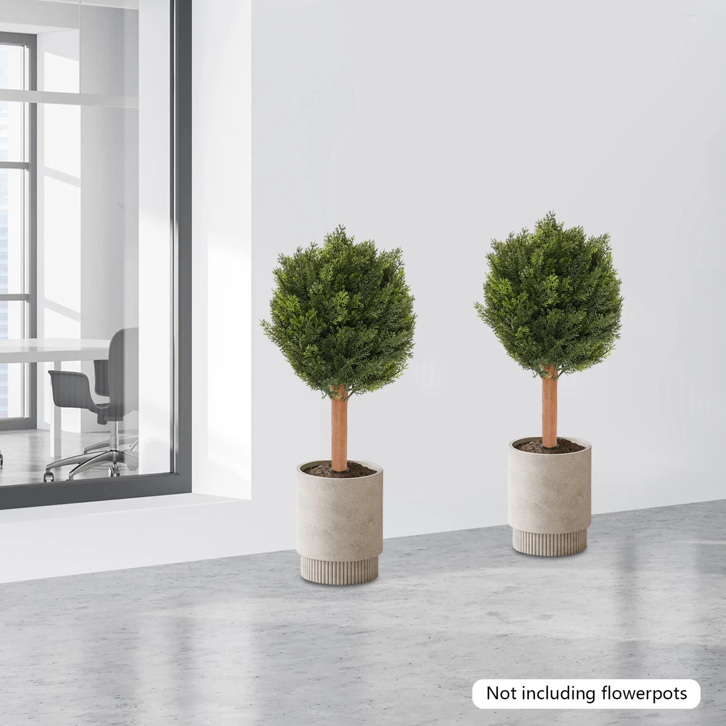 Artificial Cypress Trees With Spikes For Indoor Outdoor Home Decor