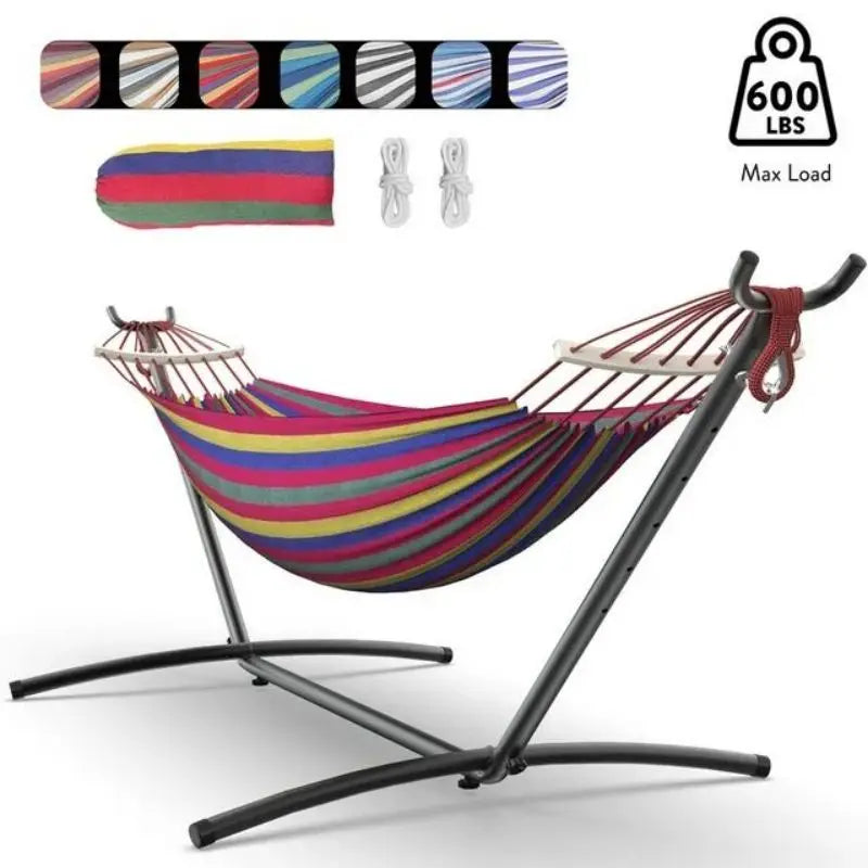 Gyroor Adjustable Outdoor Stand Hammock With Storage Bag For Relaxation