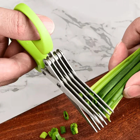 Multi Layer Stainless Steel Kitchen Scissors For Herbs And Vegetables